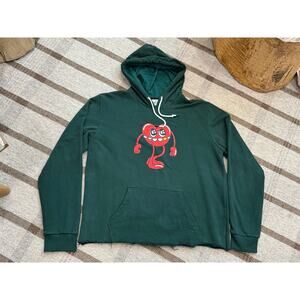 Javi IBIS Hoodie Sweatshirt Dark Green Crop 3XL Adult Women’s Heart Logo